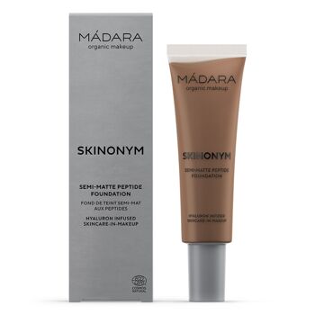 SKINONYM Fond de Teint Peptide Semi-Mat, #90 CHESNUT, 30 ml 2