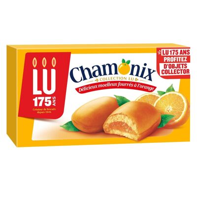 LU - Chamonix Orange - Französische Kekse mit Orangenfüllung - 20 Kekse
