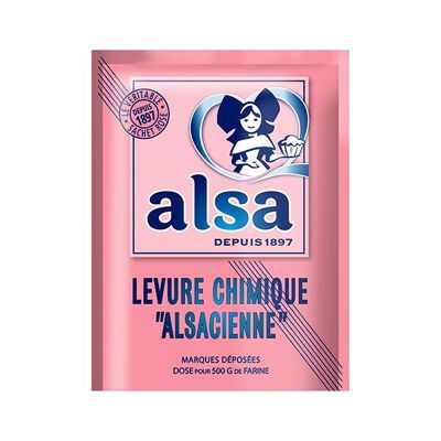 Alsa - Französisches Kuchenbackpulver, 0.38 Unzen, 8 Stück