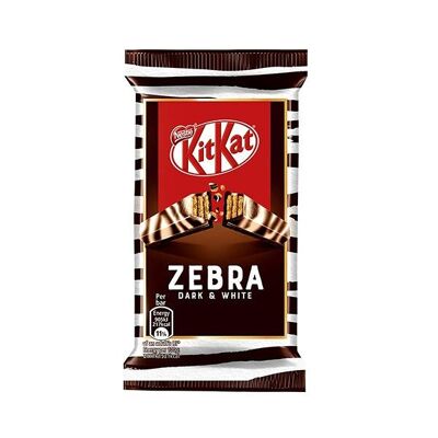 KITKAT ZEBRA – Mischung aus weißer und dunkler Schokolade – 41.5g 1.46 Unzen