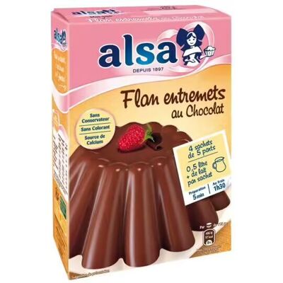 Alsa Flan Desserts Schokolade