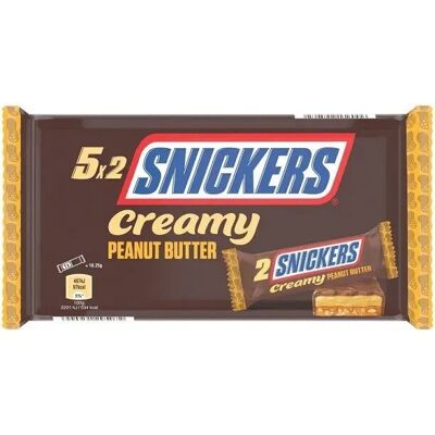 Snickers Crema de Mantequilla de Maní x5 182.5 g