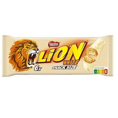 Lion White Snack Size x6