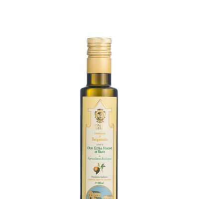 Condimento al Bergamotto 250 ml a base di olio extra vergine di oliva biologico