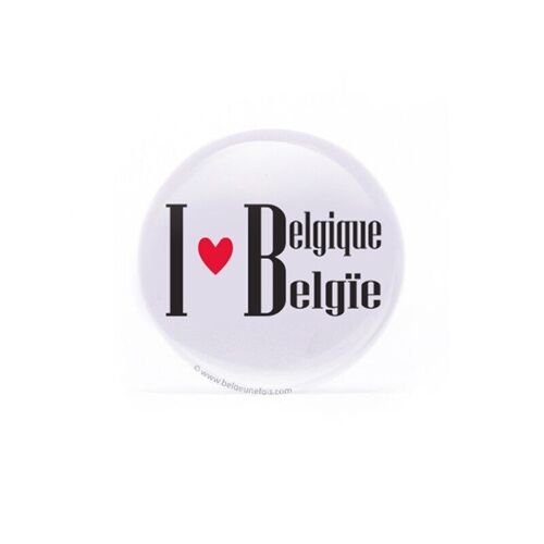 Badge I love Belgique/België