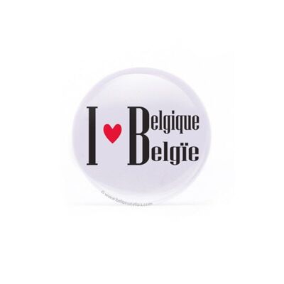 Distintivo Amo il Belgio/Belgio