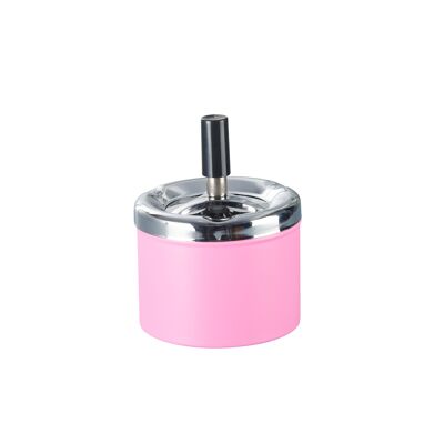 Pink push ashtray