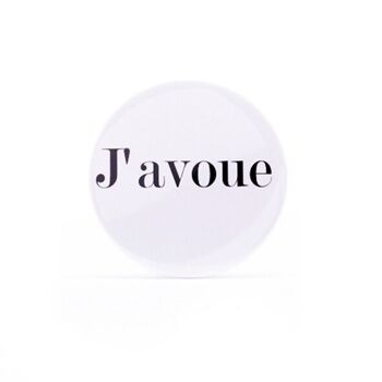 Magnet J'avoue