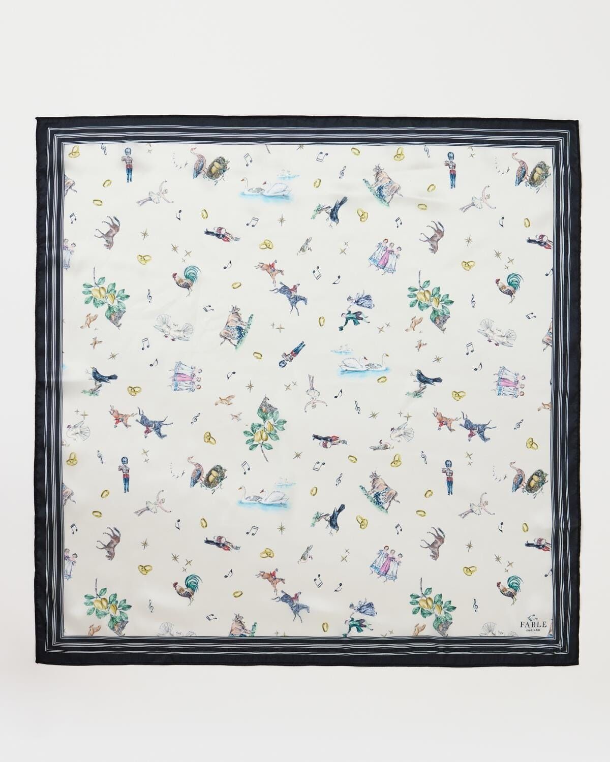 12 días de Navidad Pañuelo cuadrado