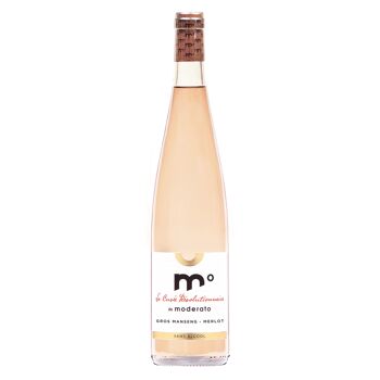 La cuvée révolutionnaire de moderato - vin rosé sans alcool - Gros Manseng Merlot
