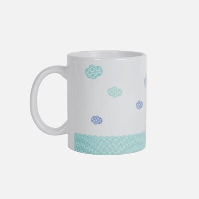 Mug The Seine in Paris Turquoise (set of 6)