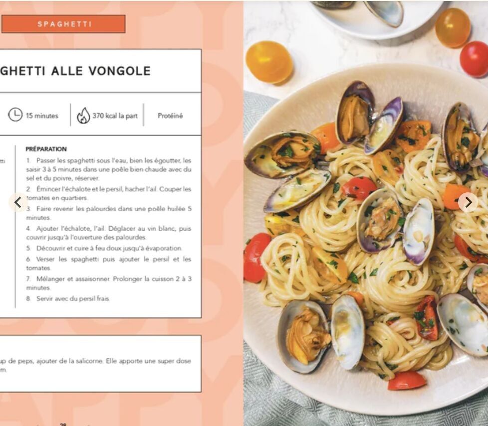 Livre recettes Printemps-été à base de konjac, saine et rapide