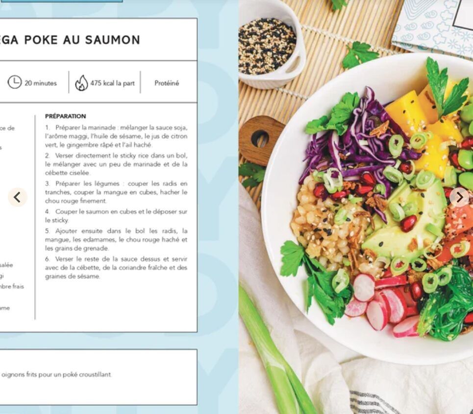 Livre recettes Printemps-été à base de konjac, saine et rapide