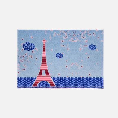 Metal magnet The Seine in Paris (set of 5)