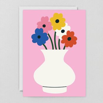 Carte Vase Cinq Fleurs 2