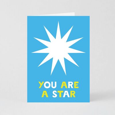 You Are A Star Card