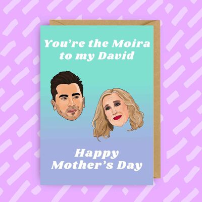 David y Moira | Tarjeta del Día de la Madre | LGTB | Arroyo Schitts