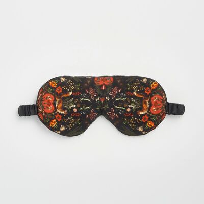 Antifaz para dormir Folksy Fox negro
