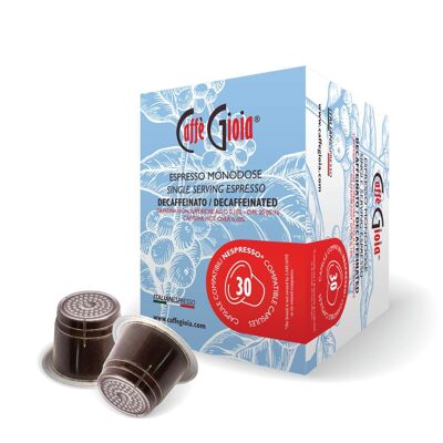 Capsules compatibles Nespresso Mélange Blanc Décaféiné