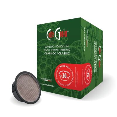 Capsules compatibles Classic Green Blend A Modo Mio