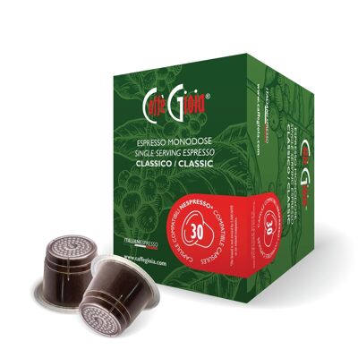Cápsulas compatibles con Nespresso Classic Green Blend