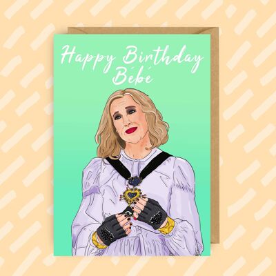 Moira Rose Birthday Card | Bébé | LGBT | Queer | Gay Cards