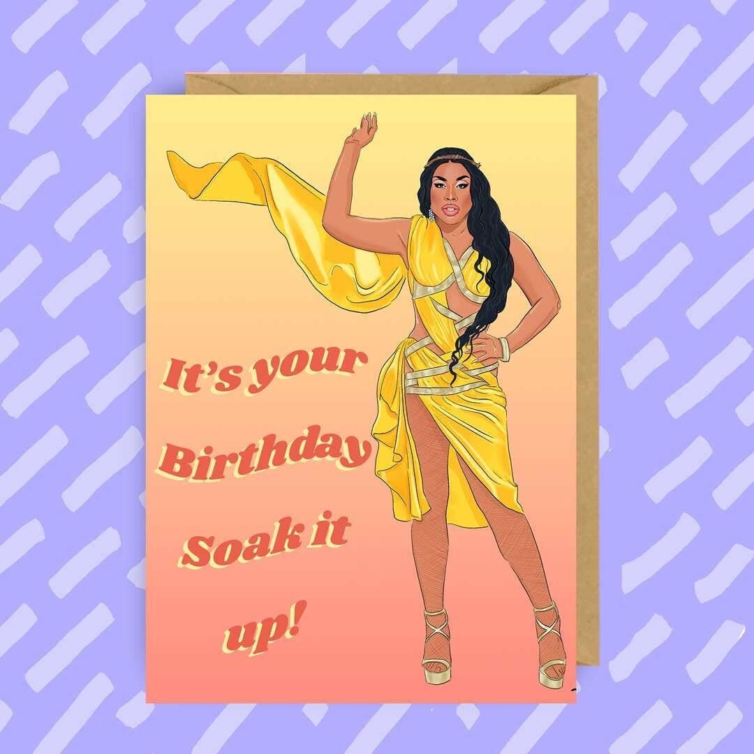 Monét X Change biglietto d'auguri ispirato | La gara di resistenza di RuPaul