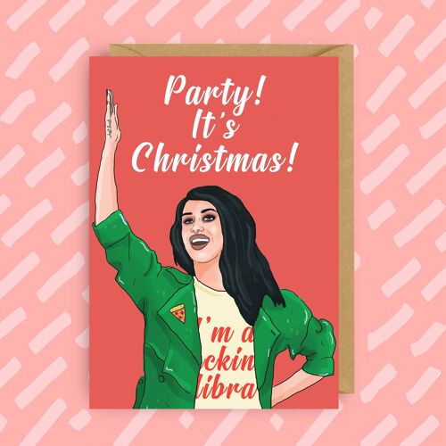 RuPaul's Drag Race Adore Delano Christmas Card |Drag Queen