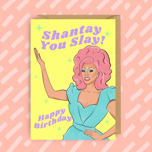 RuPaul's Drag Race Birthday Card | Ru Paul | Gay Birthday