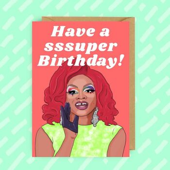 Carte d'anniversaire Heidi N Closet de RuPaul's Drag Race | LGBT | gay 1