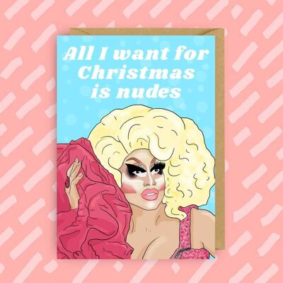 RuPaul's Drag Race Trixie Mattel Christmas Card | LGBT
