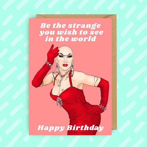 Sasha Velour Birthday Card | RuPaul Drag's Race