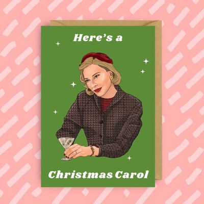 Carte de Noël du film Carol | Cate Blanchett | Lesbienne