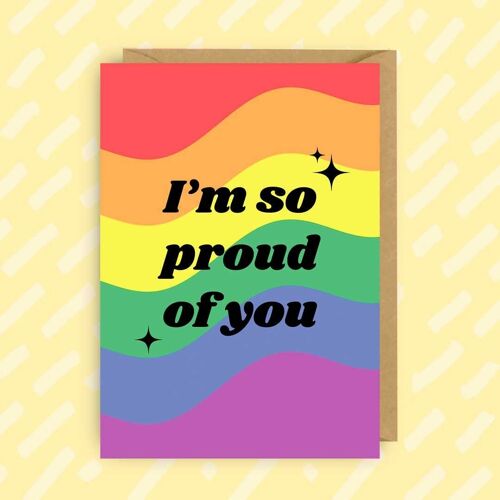 Gay Coming Out Congratulations Card | LGBT | LGBTQIA