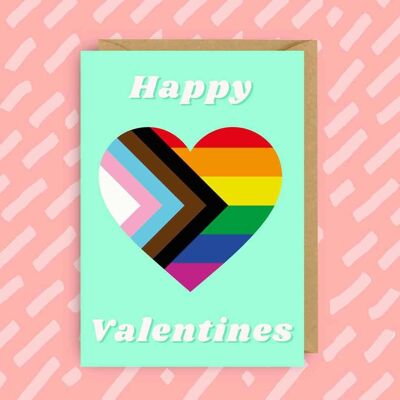 Fröhliche Valentinsgrüße inklusive Pride| LGBTQ+ | Seltsam