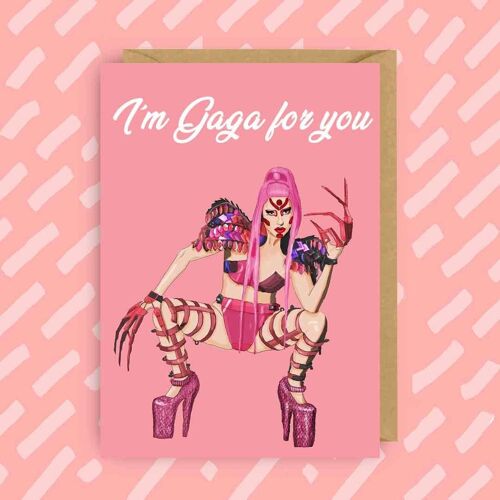 Lady Gaga Anniversary Card | Gay Pop Icons | LGBT | Pop