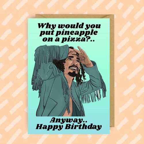 Klaus Hargreeves Inspired Birthday card | Umbrella Academy