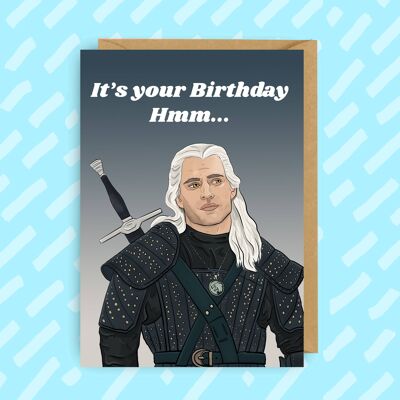 La carte d’anniversaire du sorceleur | Henri Cavill | Geralt de Riv