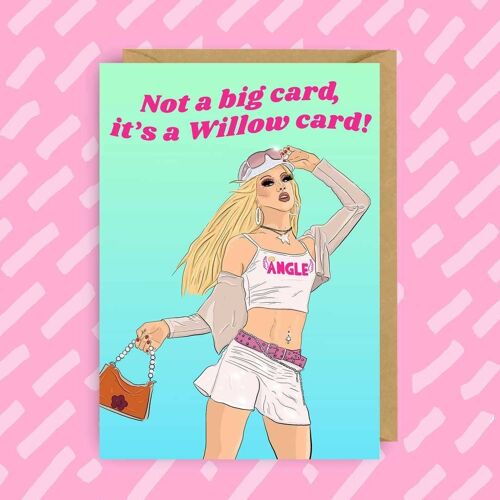 Willow Pill inspired Birthday Card | RuPaul’s Drag Race
