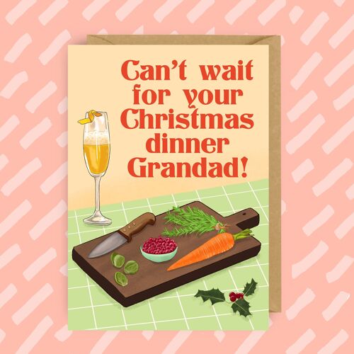 Your Christmas Dinner | Christmas Card | Grandad | Party