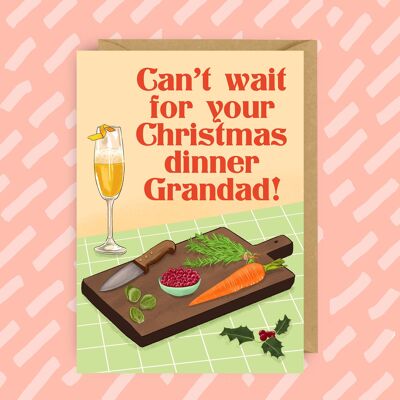 Your Christmas Dinner | Christmas Card | Grandad | Party