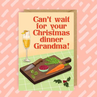 Your Christmas Dinner | Christmas Card | Grandma | Party