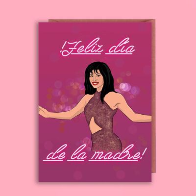 Tarjeta del Día de la Madre Selena | día de la madre