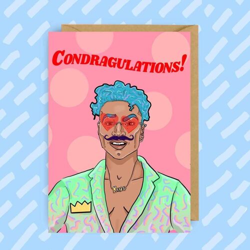 Drag King Card | LGBT | Queer | Drag Queen | Gay Cards