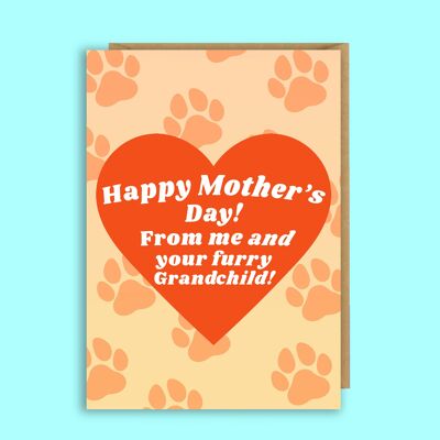 Tarjeta del Día de la Madre para Mascotas | Mamá | Perro | Gato | Conejito | Mamá