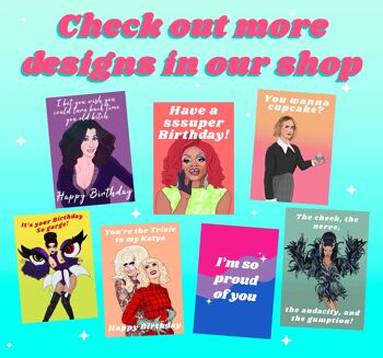 Trixie Mattel et Katya Zamo UNHhhh Carte de Noël | LGBT 5