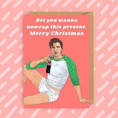 Carta Queer Eye Sexy Antoni | Cartolina di Natale | Gay