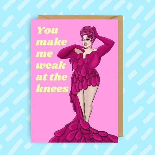 Victoria Scone inspired Valentines card | Drag Race