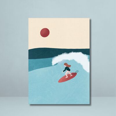 Card - Surfer #1