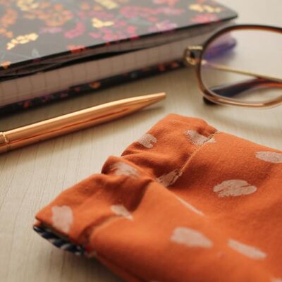 Estuche para gafas Edna ocre